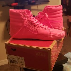 Neon Pink Vans